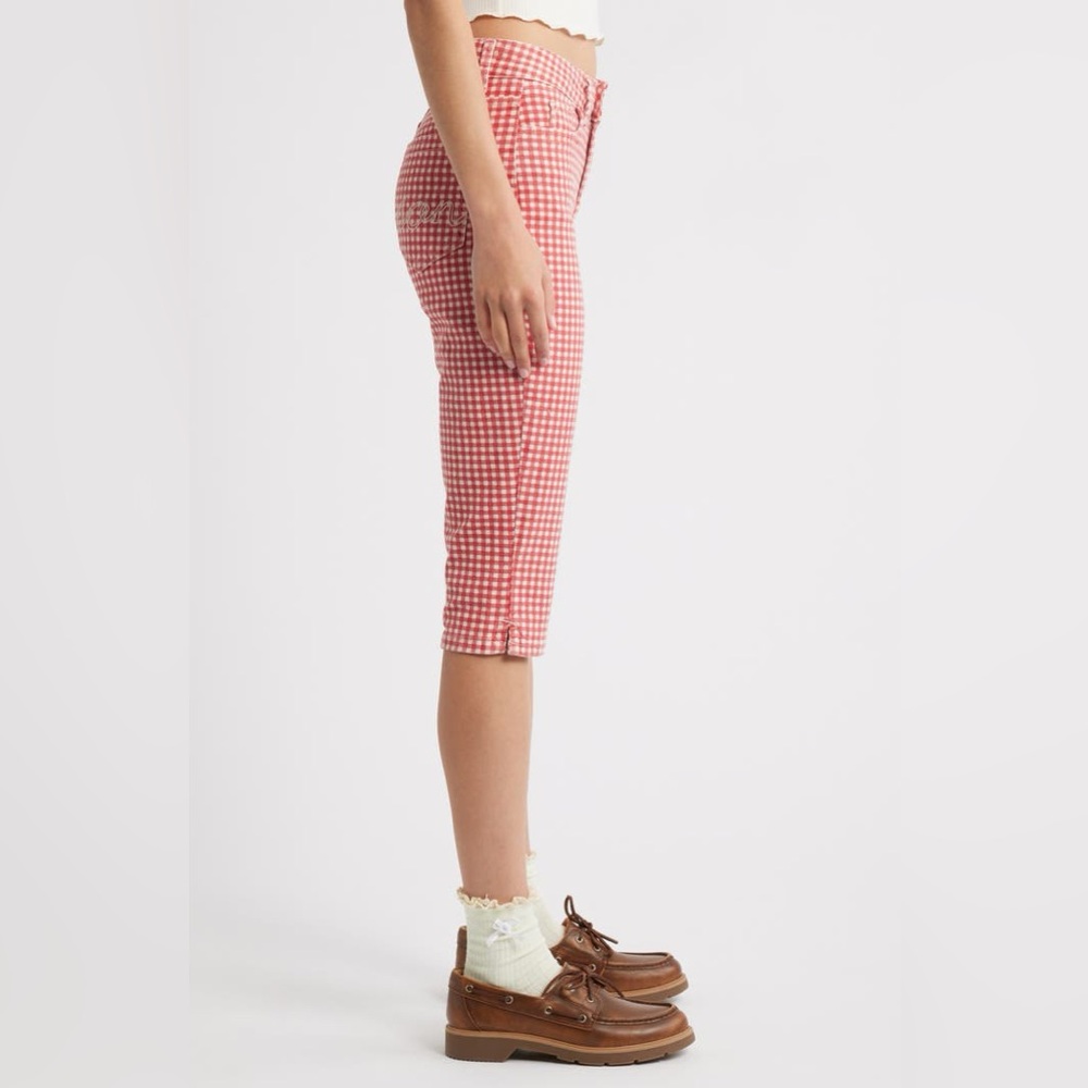 NWT Damson Madder Gingham Capri Jeans UK 6 / US 2 - Picture 2 of 15